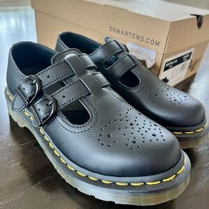 Doc Marten Mary Jane black with black buckle. Size 5 Women’s.
